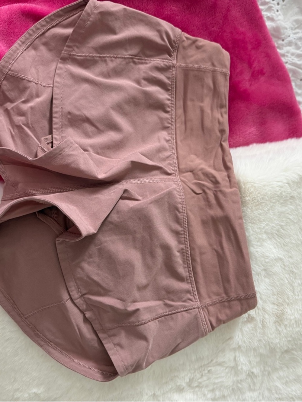lululemon athletica Dusty Rose High-Waist Athletic Shorts